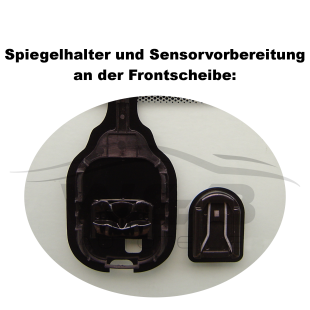 Preview: Frontscheibe HONDA JAZZ BJ:2008-2015 mit Regensensor Windschutzscheibe
