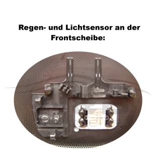 Preview: Frontscheibe MERCEDES C-KLASSE W203 BJ:2000-2003 mit Graukeil + Sensor Windschutzscheibe
