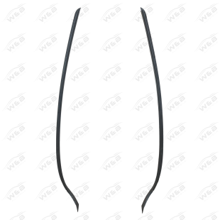 Preview: Leiste links + rechts für Frontscheibe FORD FIESTA 2008-2017 Zierleiste Windschutzscheibe