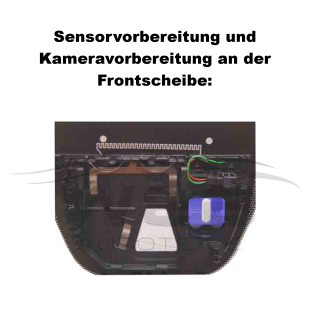 Preview: Frontscheibe MERCEDES C-KLASSE W204 BJ:2011-2014 mit Sensor +Kamera Windschutzscheibe