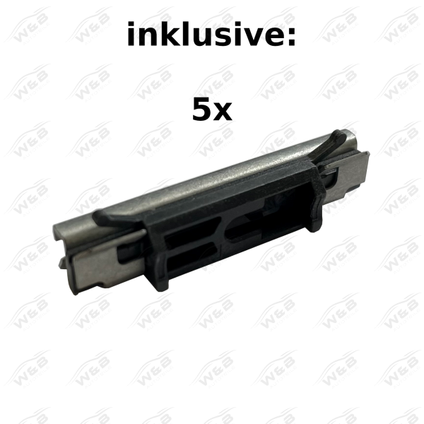 Leiste links für Frontscheibe BMW 5er E60/E61 Zierleiste inkl. Clips Windschutzscheibe