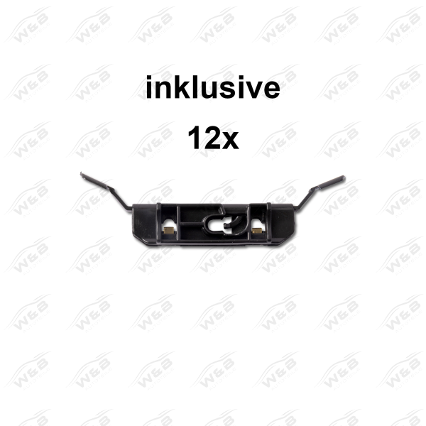 Leiste links + rechts für Frontscheibe BMW X1 F48 Zierleiste inkl.Clips Windschutzscheibe