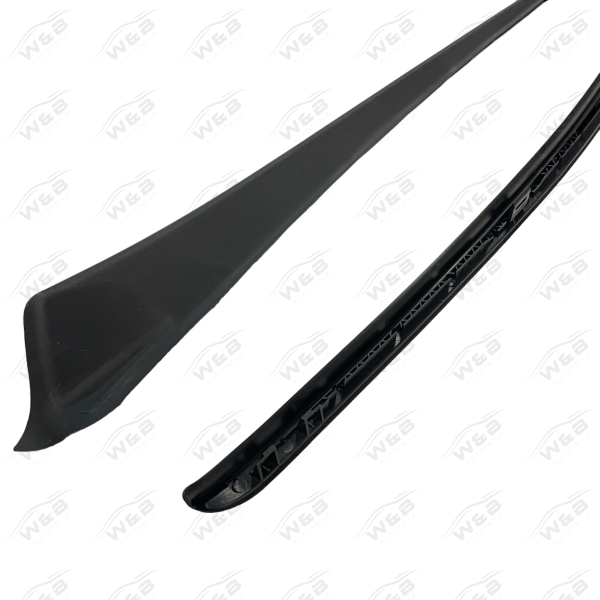 Leiste links + rechts für Frontscheibe PEUGEOT 407 Zierleiste inkl.Clips Windschutzscheibe
