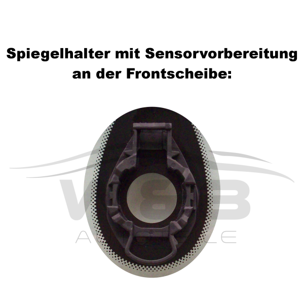 Frontscheibe AUDI A4 (8K) BJ:2012-2015 mit Graukeil + Sensor Windschutzscheibe