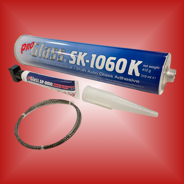 PROGLASS Klebeset für Einbau von Frontscheibe / Windschutzscheibe