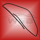 Rahmen für Frontscheibe NISSAN QASHQAI BJ:2007-2013 mit Panoramadach Gummi Dichtung Windschutzscheibe